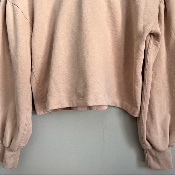 Abercrombie & Fitch Soft A&F Collection Tan Hoodie Size Small Camel Pullover - Picture 3 of 10